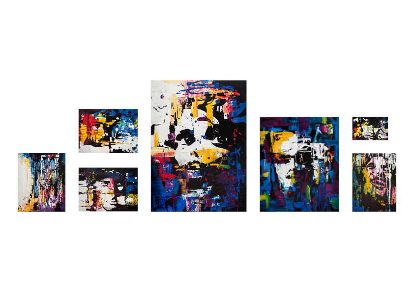 Die Gedanken sind Frei. Kunst: Acryl.