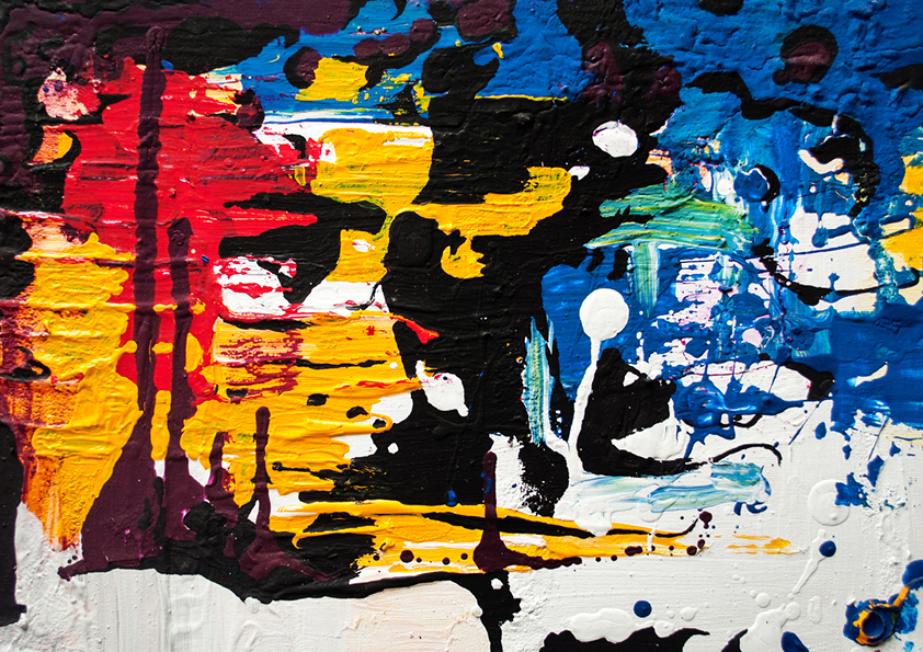Die Gedanken sind Frei. Kunst: Acryl.