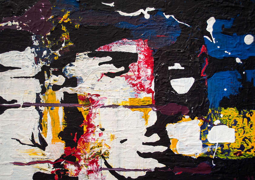 Die Gedanken sind Frei. Kunst: Acryl.