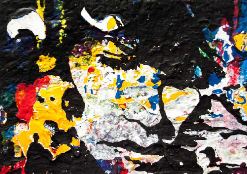 Die Gedanken sind Frei. Kunst: Acryl.