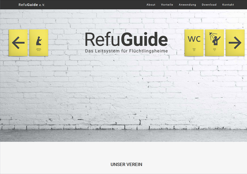Webseite: refuguide.eu