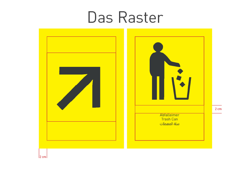Das Raster dahinter.