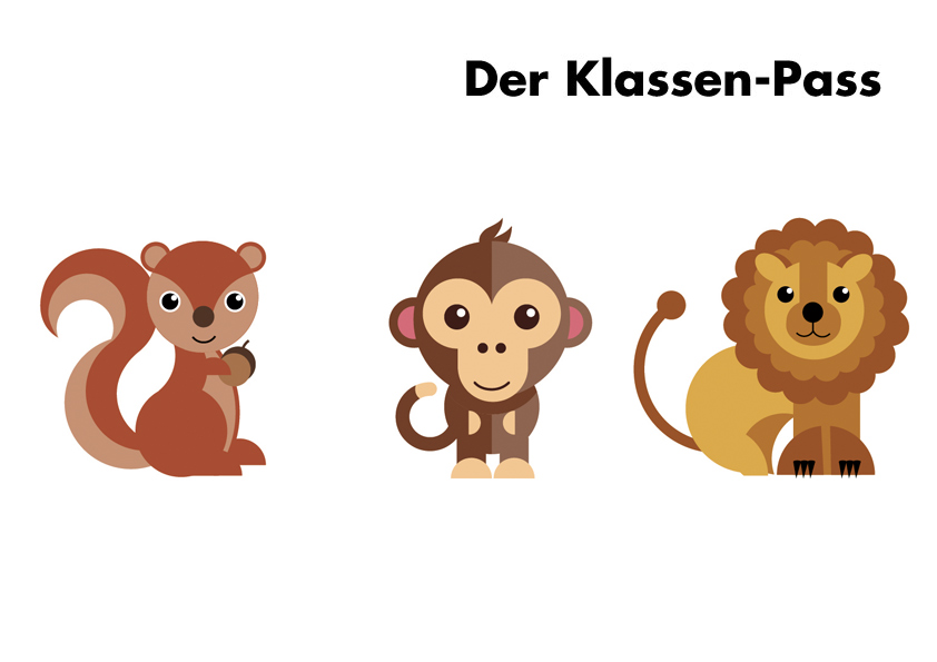 Verfügbare Maskottchen in der Übersicht.
